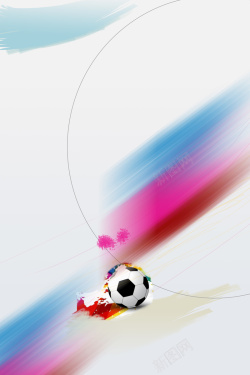 足球运动海报设计矢量卡通手绘足球运动高清图片