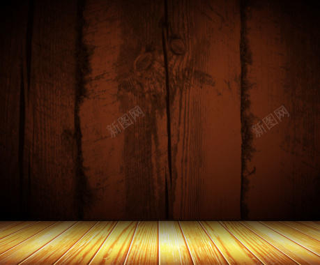 木纹质感矢量展板背景背景