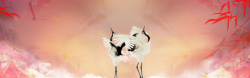 简约花鸟传统中国风工笔画海报背景素材高清图片