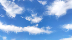 实物拍摄风景蓝天白云高清图片