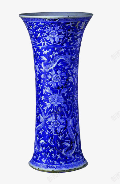 中国风蓝色青花瓷瓶png免抠素材_新图网 https://ixintu.com 花瓶 青花瓷 瓷器 蓝色花瓶