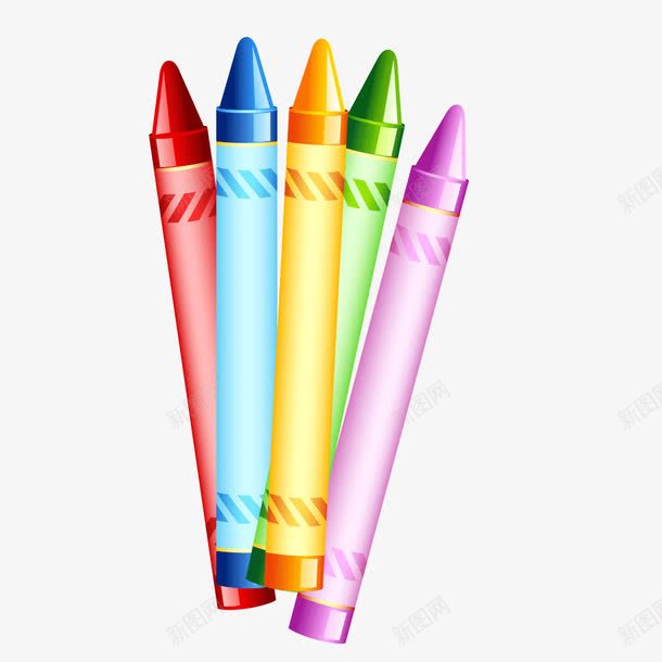 儿童画笔彩色蜡笔png免抠素材_新图网 https://ixintu.com 儿童 彩色 画笔 蜡笔