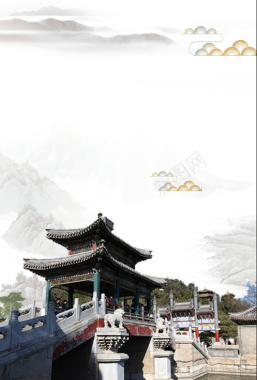 北京旅游北京旅游海报背景素材背景