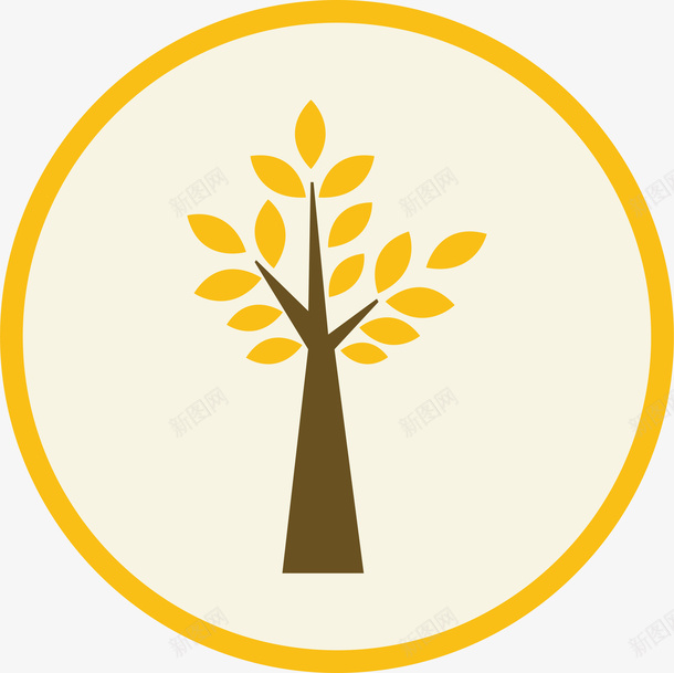 绿色树木图标简约png_新图网 https://ixintu.com 卡通 卡通树 手绘树 树 树叶 树木 植物 植物花朵矢量 灌木 砍伐树木 自然