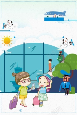 简约大气文明乘机创意背景