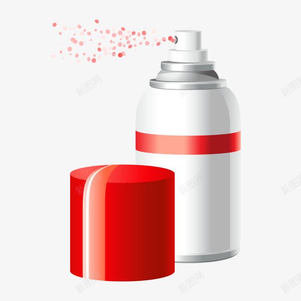 红色自喷漆瓶装png免抠素材_新图网 https://ixintu.com PNG 瓶装 红色 自喷漆