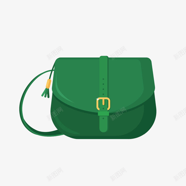 绿色手提包手绘元素png免抠素材_新图网 https://ixintu.com 手提包 手提包手绘 绿色手提包 绿色手提包手绘元素