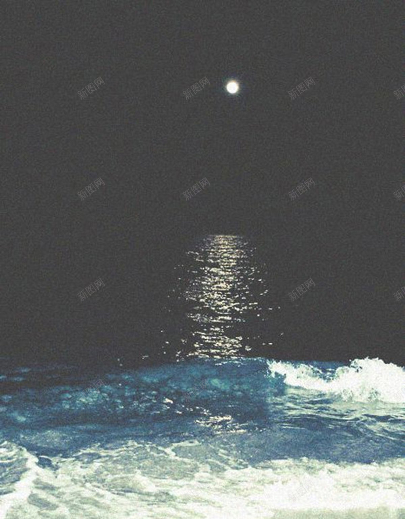 大海摄影素材jpg设计背景_新图网 https://ixintu.com 大海 圆月 海水 夜空 摄影背景素材 摄影banner背景 摄影 风景