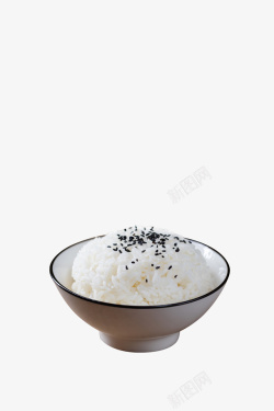 一碗香喷喷的米饭素材
