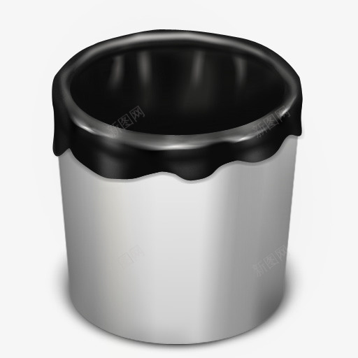 有黑色袋子的垃圾桶png免抠素材_新图网 https://ixintu.com 圆桶 垃圾 垃圾桶 收纳