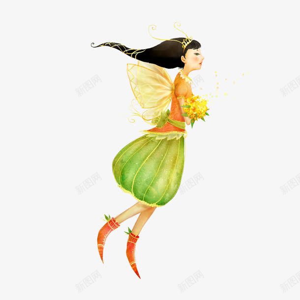 长着翅膀的小女孩png免抠素材_新图网 https://ixintu.com 女 女孩 翅膀 长着翅膀的小女孩