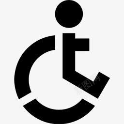 轮椅访问名项目图标图标
