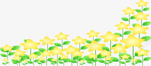 夏日手绘卡通花朵黄色png免抠素材_新图网 https://ixintu.com 卡通 夏日 花朵 黄色