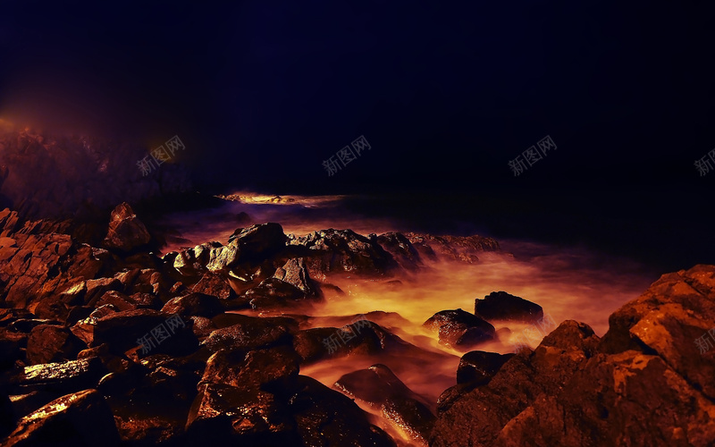 广告背景图jpg设计背景_新图网 https://ixintu.com 红色火山发光的石头加那利群岛水雾高清