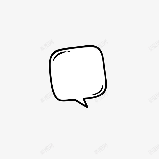 对话框漫画气泡对话气泡会话框简约对话框png免抠素材_新图网 https://ixintu.com 会话框 图形框 对话框 对话气泡 漫画气泡 简约对话框