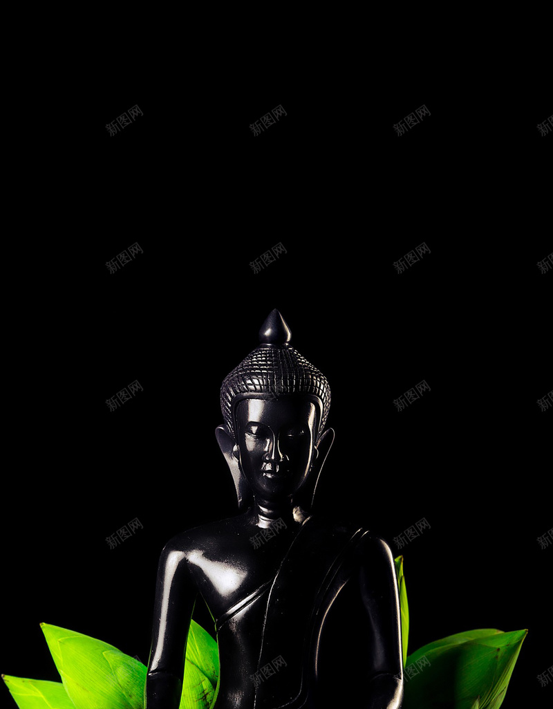 黑色菩提叶神圣背景jpg设计背景_新图网 https://ixintu.com 佛教 冥想 宗教 石像 背景 禅宗 和平 灵性 雕像 神圣 黑色