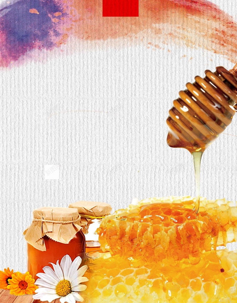 蜂巢蜂蜜背景psd设计背景_新图网 https://ixintu.com 文艺 海报 清新 背景 营养 蜂巢 蜂蜜 蜜蜂