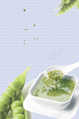 绿豆时尚餐饮美食绿豆汤海报背景