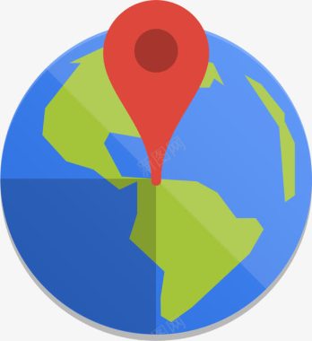世界地图FlatDesignIcons图标图标