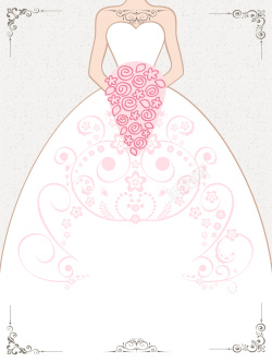 户外婚纱素材婚纱摄影宣传海报背景高清图片