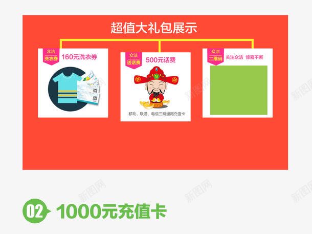 充值大礼包psd免抠素材_新图网 https://ixintu.com 促销 充值 话费 赠送