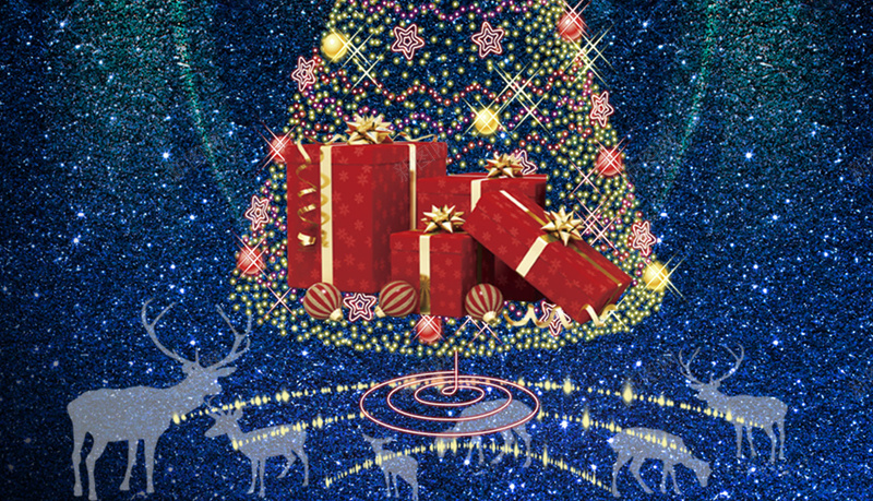 圣诞节海报背景素材psd_新图网 https://ixintu.com 圣诞树 圣诞节 圣诞 海报 蓝色 圣诞装饰 圣诞海报