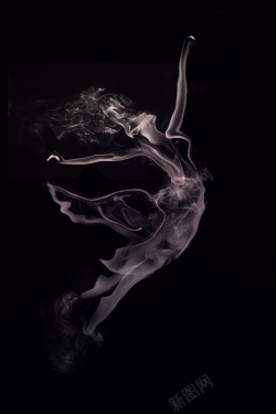 人灰烬特效人物烟雾特效高清图片