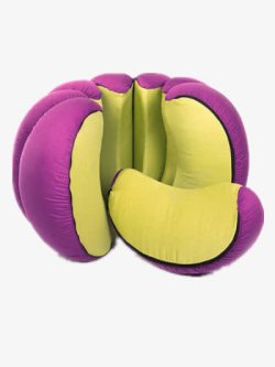 家居感紫色抱枕素材