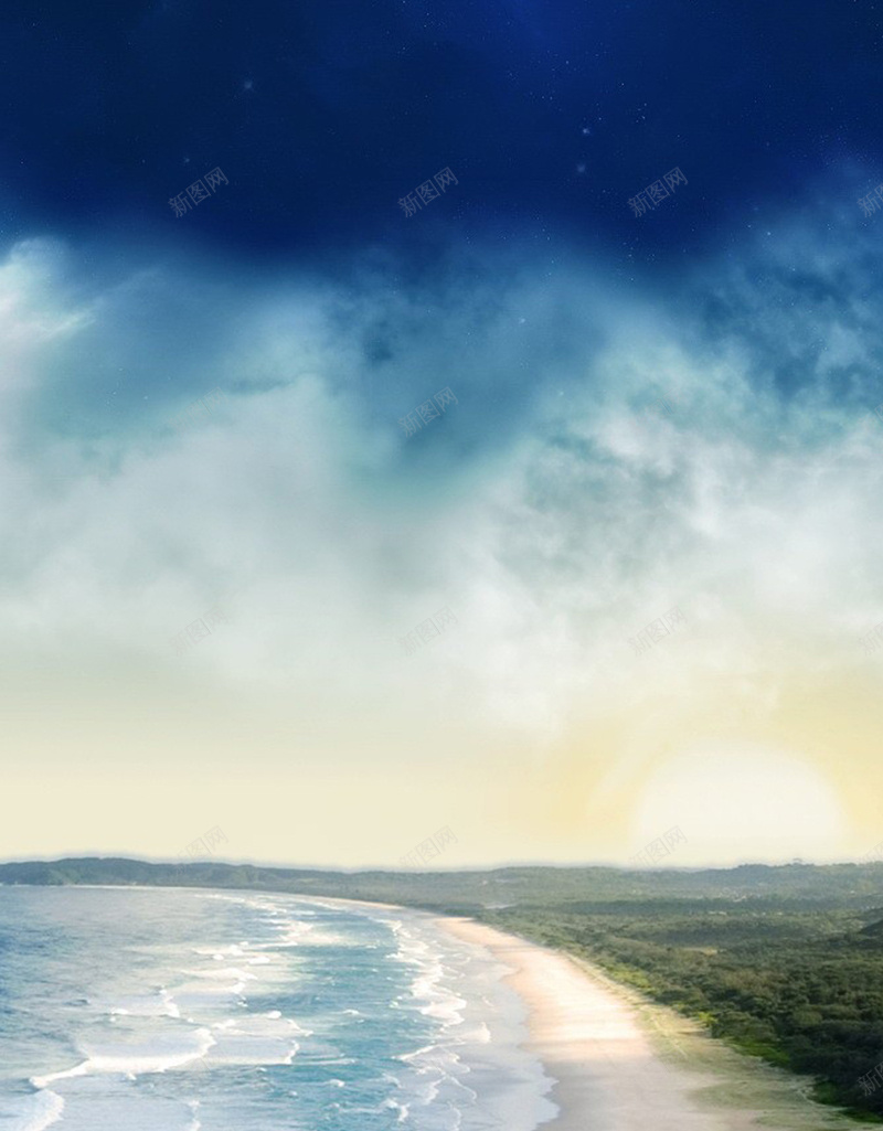 海边蓝色沙滩H5背景jpg设计背景_新图网 https://ixintu.com 蓝天 天空 蓝色 沙滩 蓝色背景 梦幻 唯美 浪漫 H5背景 简约