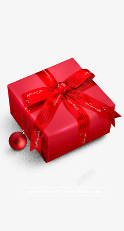 红色丝带结礼物礼盒红色丝带电商高清图片