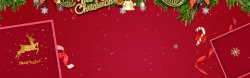 铃铛高清素材淘宝圣诞狂欢促销海报高清图片