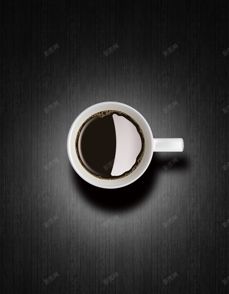 黑色质感咖啡广告背景psd设计背景_新图网 https://ixintu.com H5 咖啡 大气 广告 素材 背景 质感 黑色