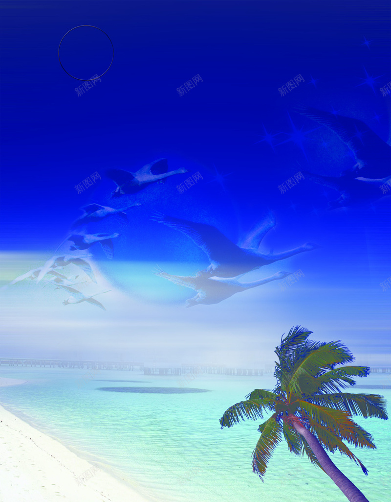 蓝色海边背景jpg设计背景_新图网 https://ixintu.com 假期 夏日 大海 惬意 沙滩 海报 背景 蓝色 蔚蓝 轻松