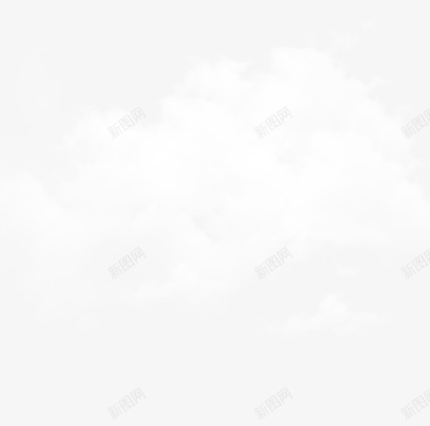 漂浮白云装饰png免抠素材_新图网 https://ixintu.com 漂浮 白云 纯白 装饰