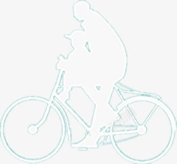 活动海报骑单车素描素材