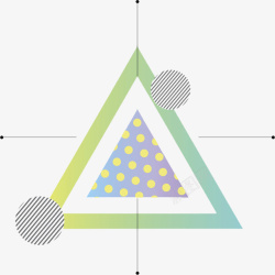 创意三角形素材