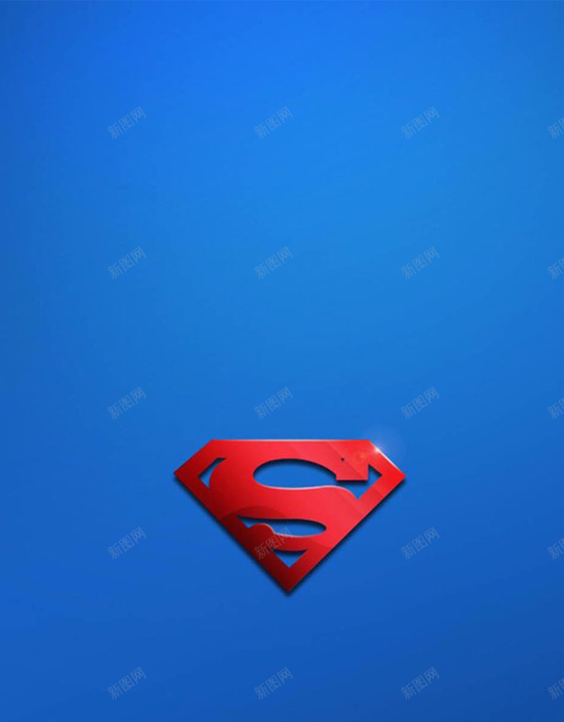 蓝色背景上超人的符号H5背景jpg设计背景_新图网 https://ixintu.com H5素材 创意 小清新 文艺 符号 简约 蓝色背景