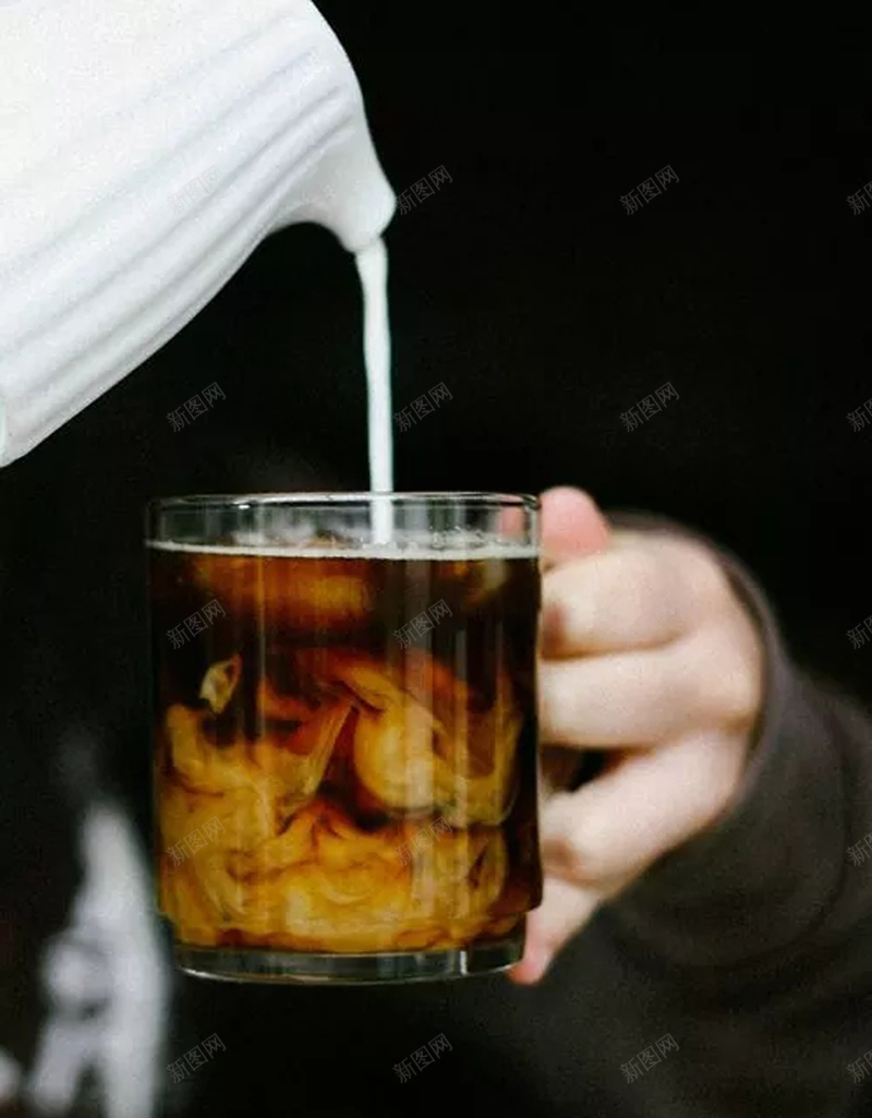 咖啡店宣传海报psd设计背景_新图网 https://ixintu.com 个性 创意 咖啡店 安静 宣传 浓情 牛奶咖啡 生活 美味