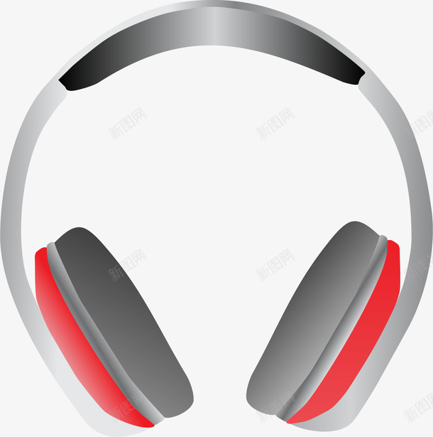 耳罩式耳机矢量图图标ai_新图网 https://ixintu.com 标志 耳机 耳机LOGO 耳机标志 耳机符号 耳罩式耳机 矢量图