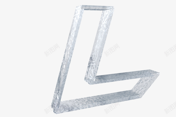 L立体字母3d图标png_新图网 https://ixintu.com 3D L立体字母 水晶 透明