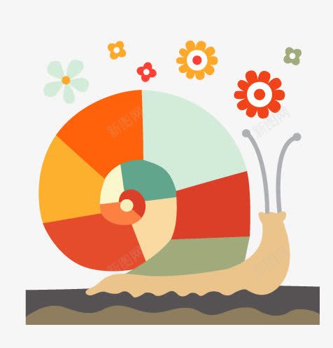 蜗牛矢量图ai免抠素材_新图网 https://ixintu.com 褰壊铚楃墰澹 鍗 鑺辨湹 矢量图