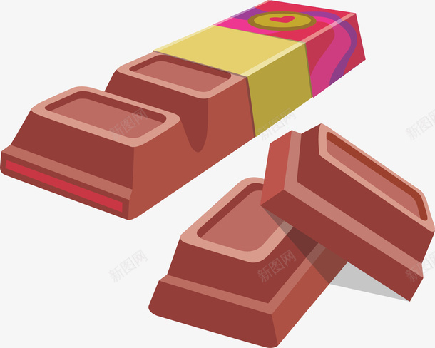 粉色包装巧克力棒矢量图ai免抠素材_新图网 https://ixintu.com 巧克力 巧克力棒 矢量png 粉色包装 美味巧克力 补充能量 矢量图