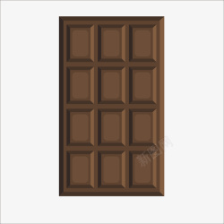 扁平化巧克力素材