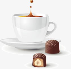 咖啡巧克力矢量图素材