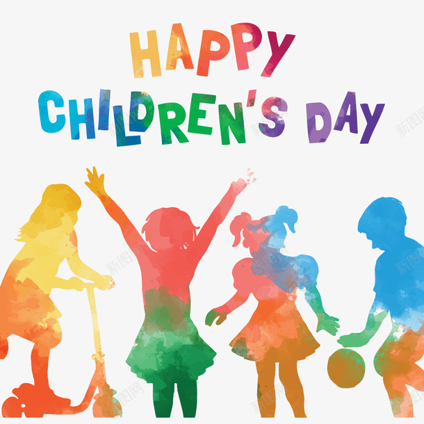 childrensday矢量图eps免抠素材_新图网 https://ixintu.com childrens day 儿童节 矢量素材 装饰素材 矢量图