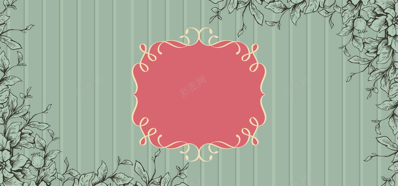 春天纹理绿色banner背景psd设计背景_新图网 https://ixintu.com 开春 文艺 春天 春季 绿色 小清新 简约 素材 广告 设计 背景 活力 纹理 条纹 树枝 框框