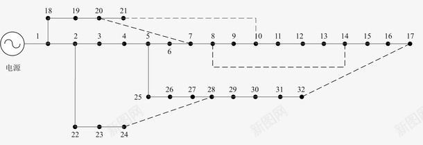 电路节点图示png免抠素材_新图网 https://ixintu.com 点图 电路 线路 节点