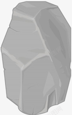 石头肌理手绘障碍物石头图标图标