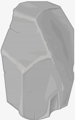 手绘障碍物石头图标图标