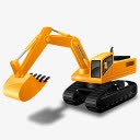 挖掘机功率铲iconslandtransport图标png_新图网 https://ixintu.com excavator power shovel 功率 挖掘机 铲